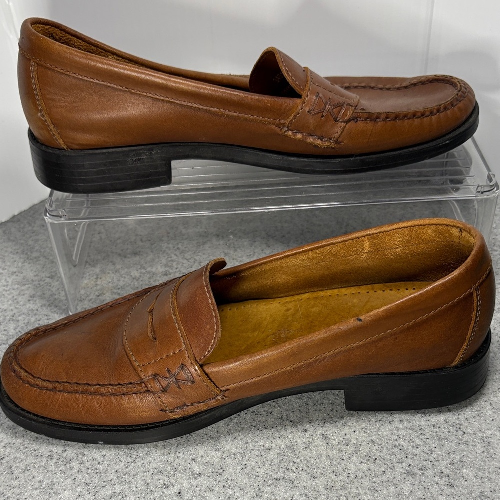 Classic Brown Leather Loafers